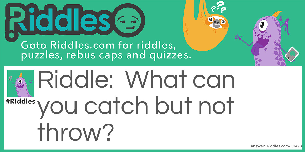 Throw it Riddle Meme.