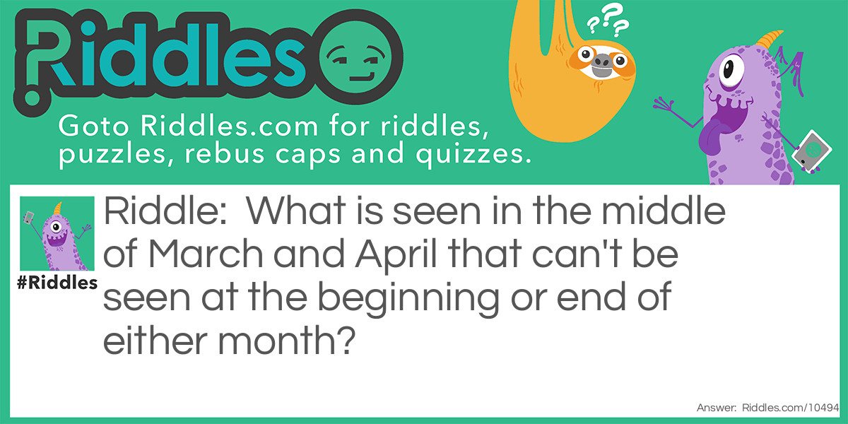 Spring ahead! Riddle Meme.