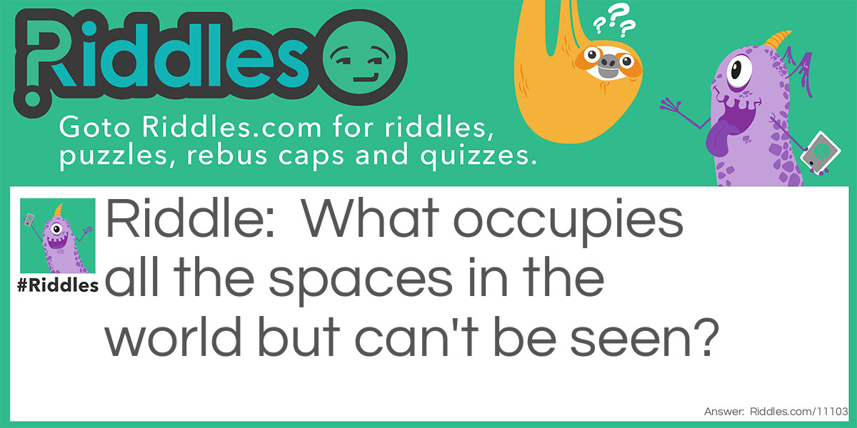 Space environment Riddle Meme.