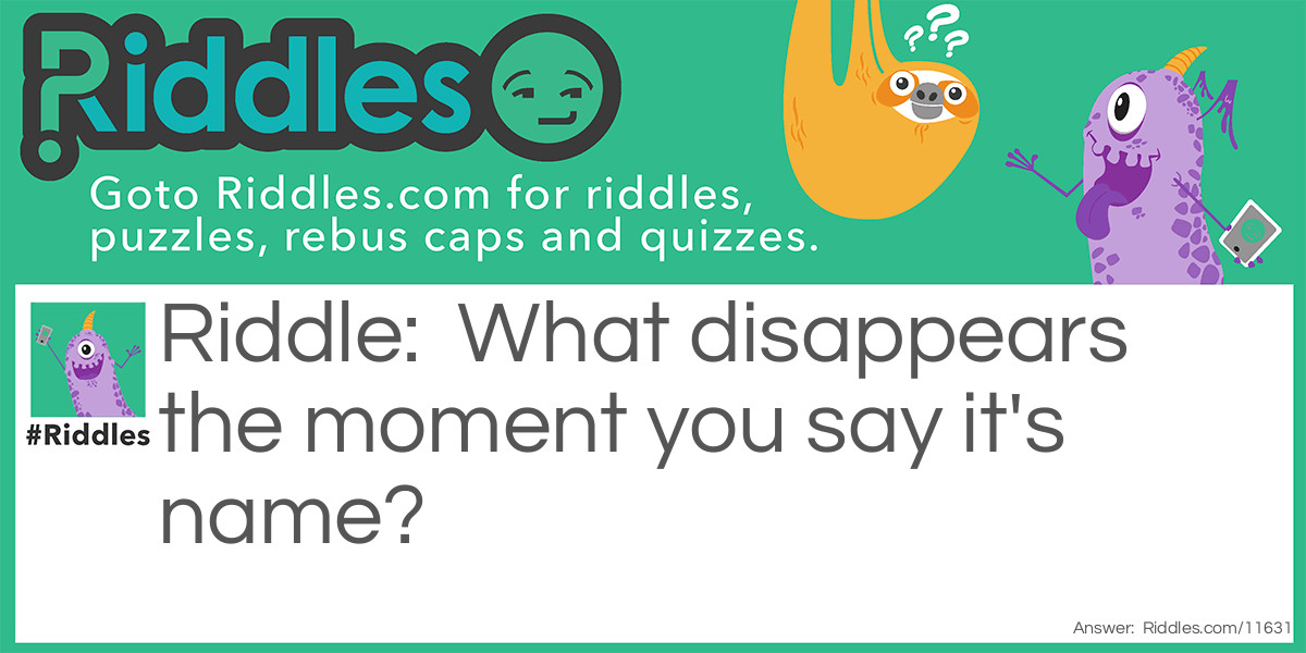 The Running Name Riddle Meme.