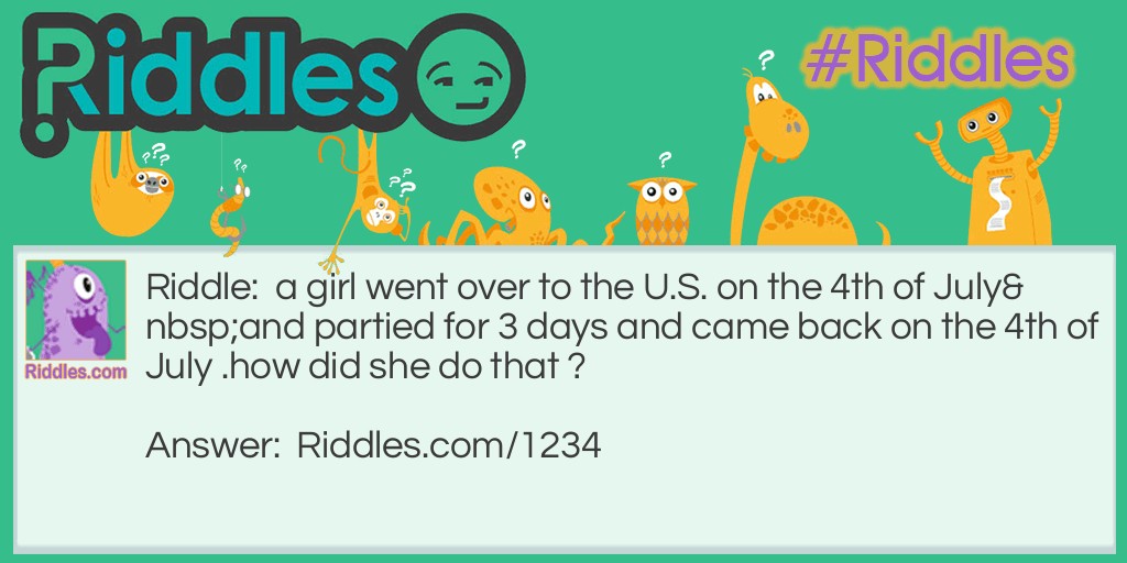 4th of July Riddle Meme.