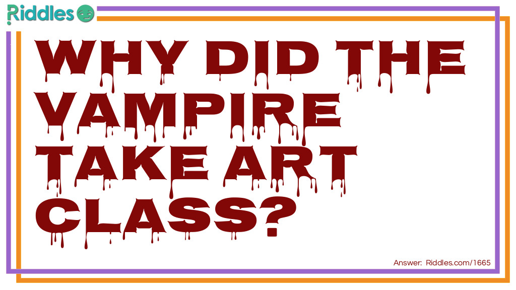 Click to see riddle Vampire School Riddle answer.