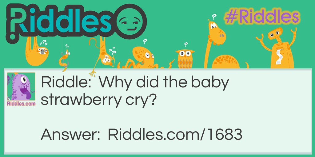 Baby Strawberry Riddle Meme.