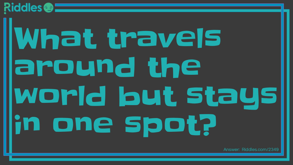 Click to see riddle Around the world answer.