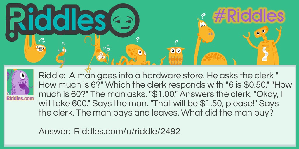 Hardware Shop Riddle Meme.