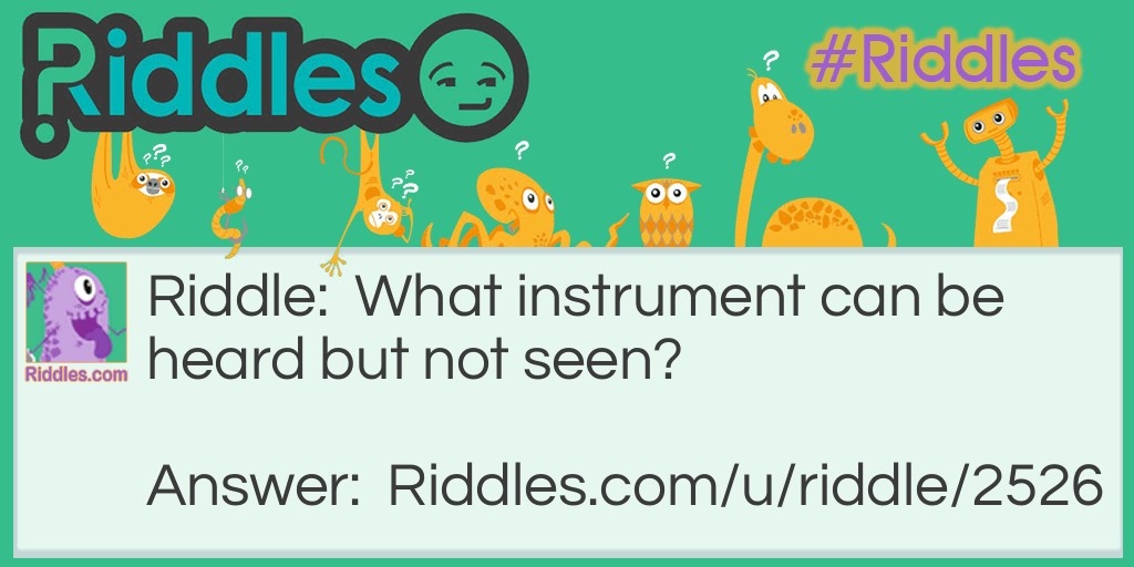 What's the instrument   Riddle Meme.