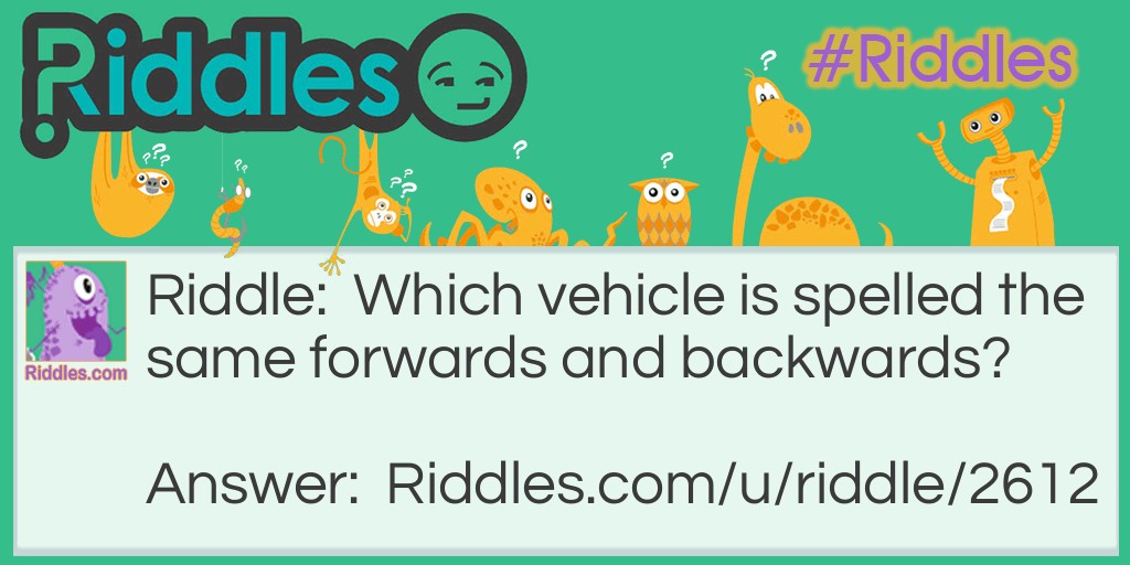 Vehicles Riddle Meme.