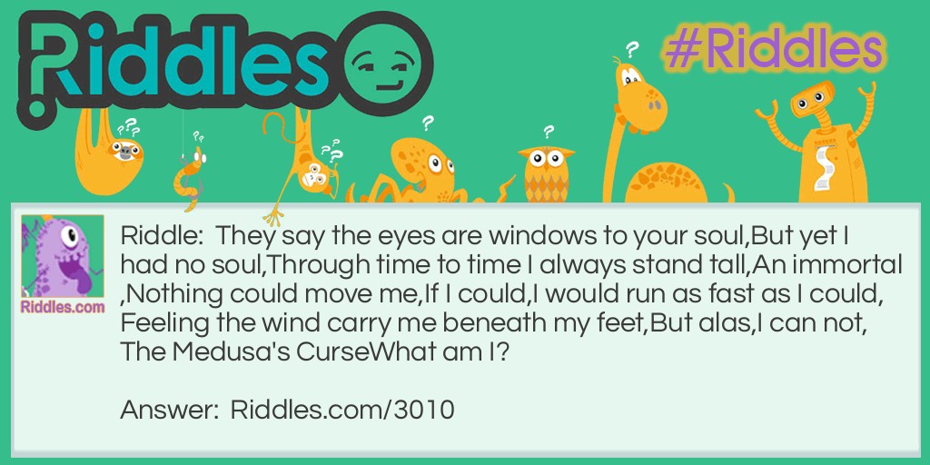 Medusa's Curse Riddle Meme.