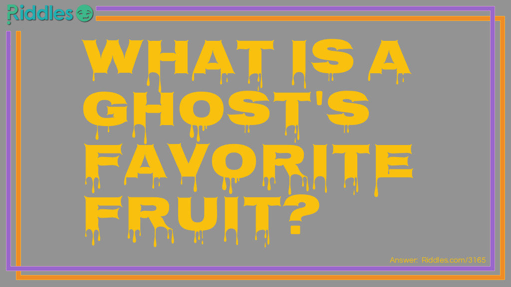 Click to see riddle Ghosts halloween breakfeast answer.