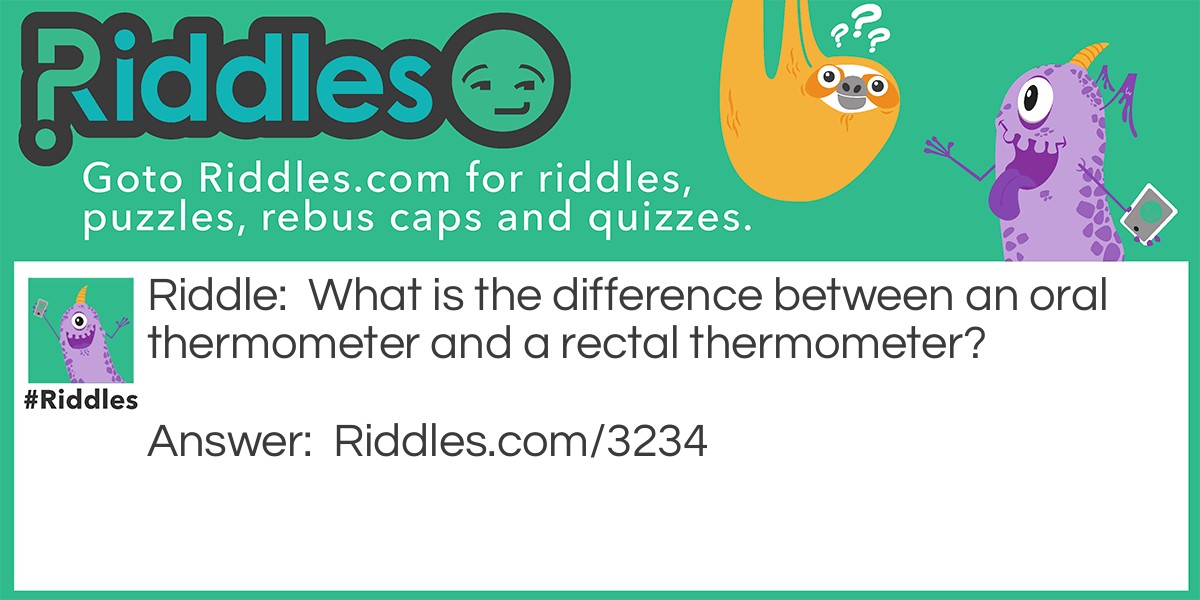 Thermometers Riddle Meme.