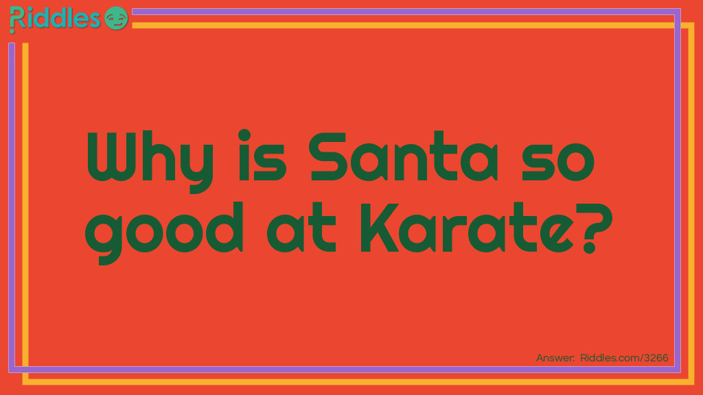 Click to see riddle Santa's Belt answer.