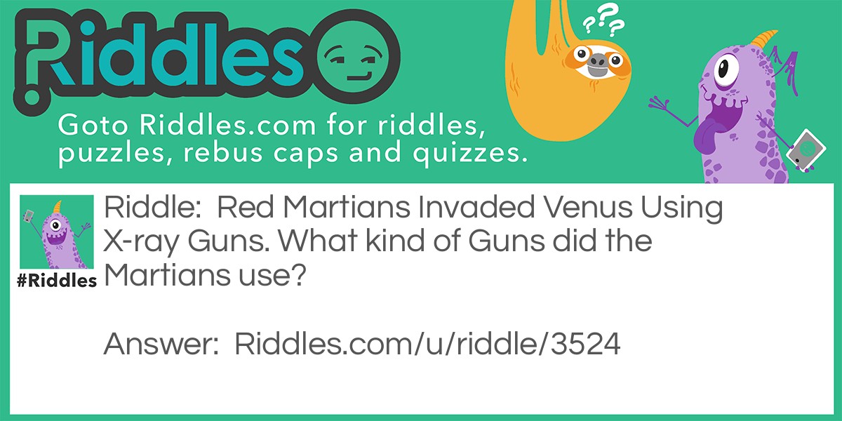 Alien invasion Riddle Meme.