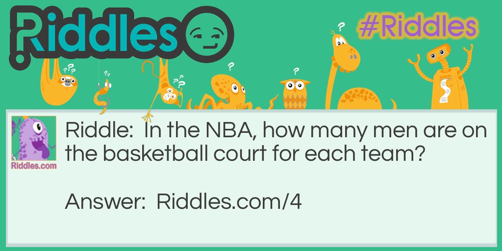 Click to see riddle NBA Players answer.