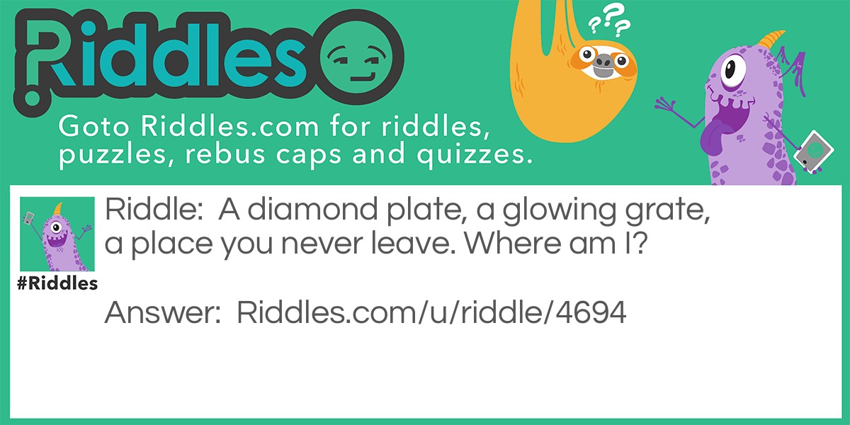 Diamond and Glowing Riddle Meme.