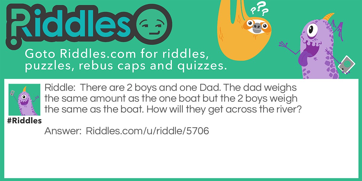 Boat problem Riddle Meme.