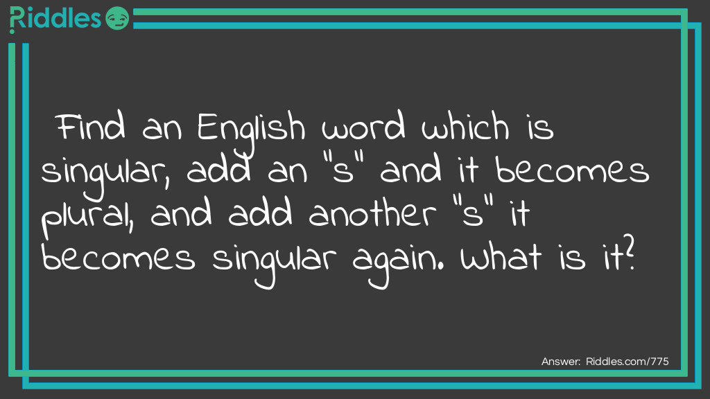 Click to see riddle See if you can get any of the 3 answers answer.