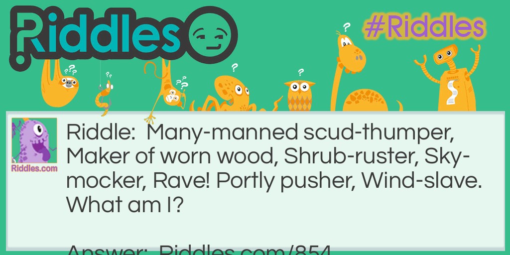 Wild-slave Riddle Meme.