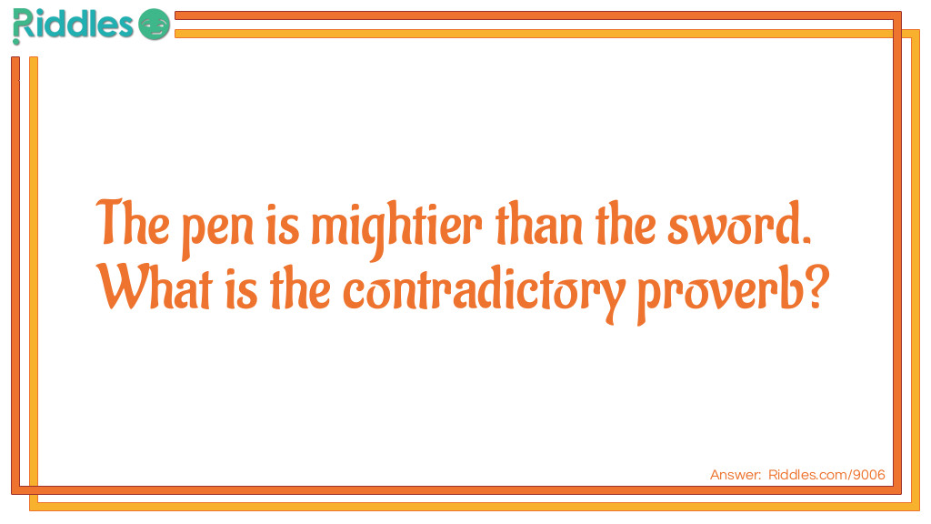 Contradictory Proverbs