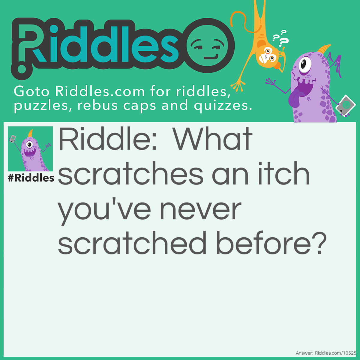Riddle: What scratches an itch you've never scratched before? Answer: A bidet!