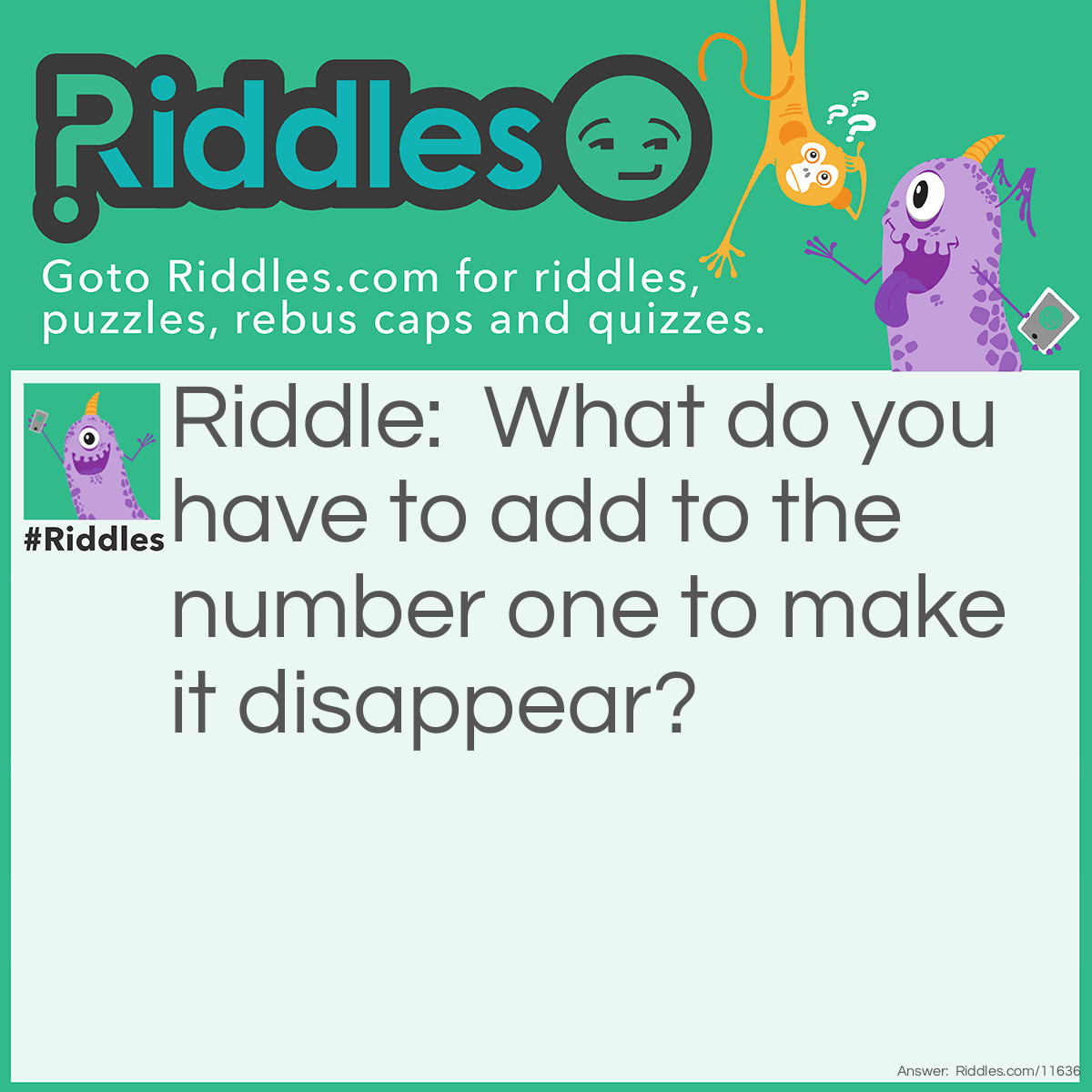 Missing Link Riddle One Disappearing ... Riddle And Answer | Riddles.com