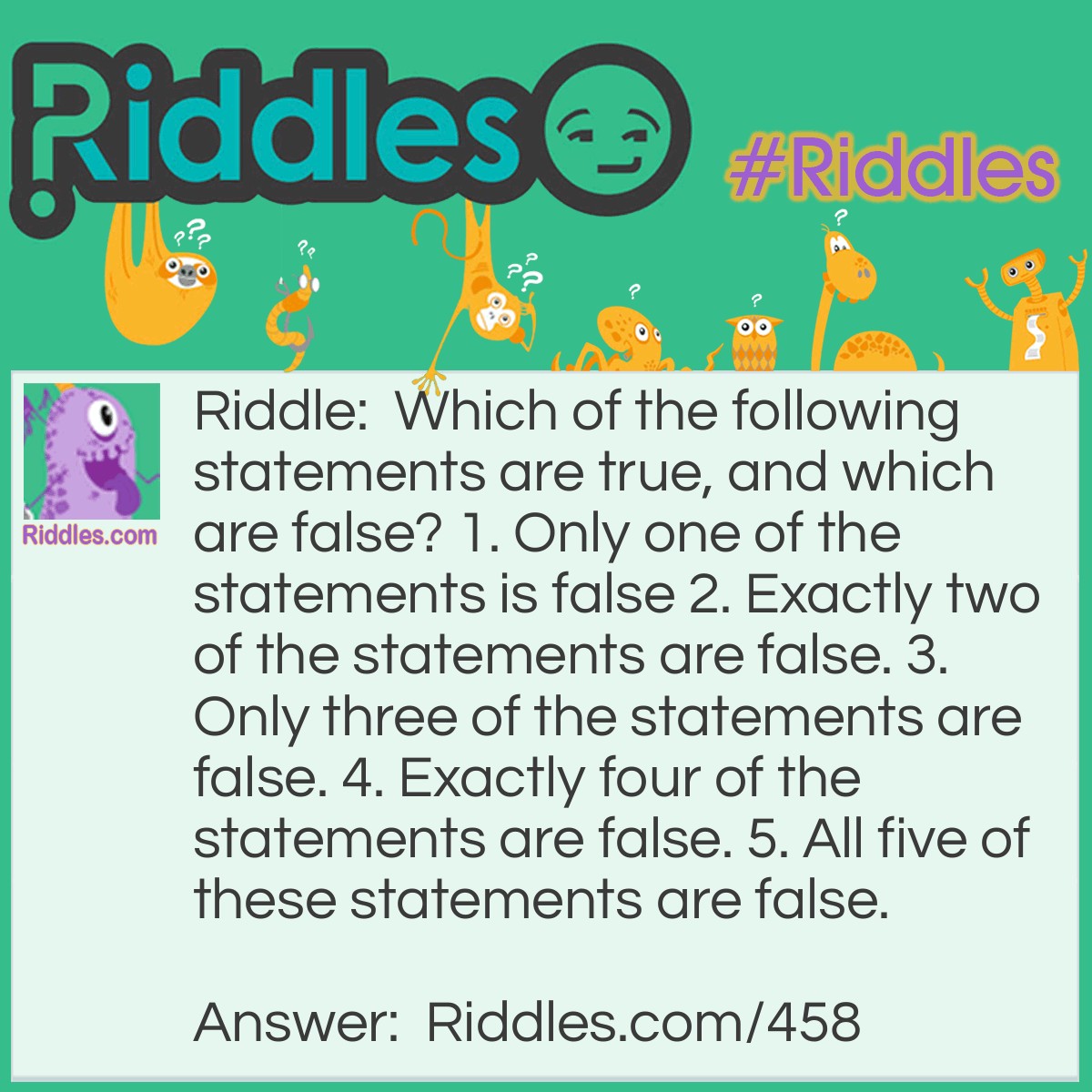 Baffling Statements Riddle And Answer Riddles