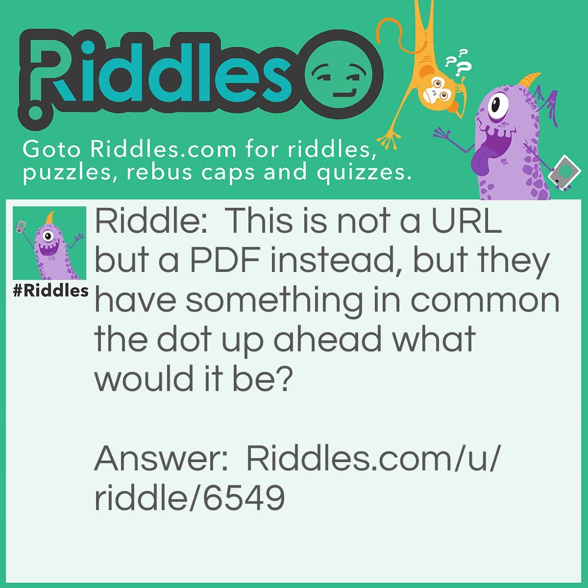 Riddle: This is not a URL but a PDF instead, but they have something in common the dot up ahead what would it be? Answer: .src