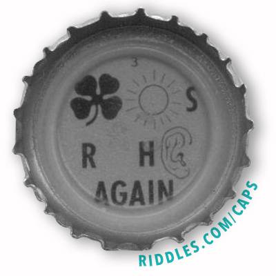 Lucky Beer Bottle Cap 3 version 2 series 1 Riddles.com/caps