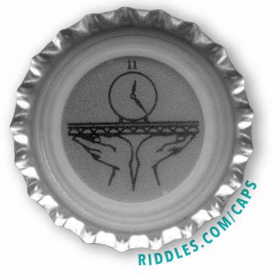 Lucky Beer Bottle Cap #11 version 1 series 1 Riddles.com/caps