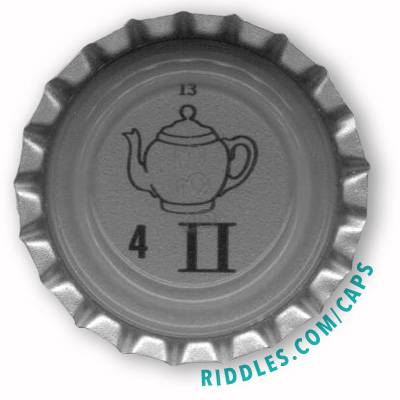 Lucky Beer Bottle Cap #13 series 1 Riddles.com/caps