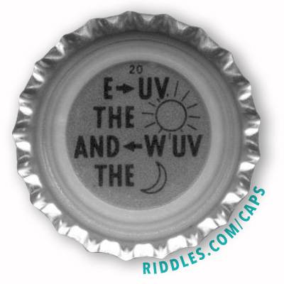 Lucky Beer Bottle Cap #20 series 1 Riddles.com/caps