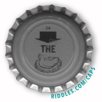 Lucky Beer Bottle Cap #24 series 1 Riddles.com/caps