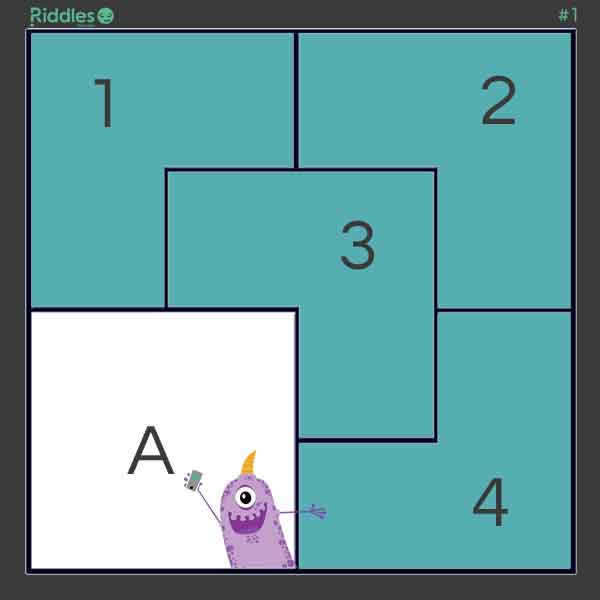 Geometric Puzzle #1 Solution 1